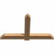 Ekena Millwork Eugene Smooth Timber Gable Bracket, Western Red Cedar, 60"W x 35"H x 3 1/2"D x 5 1/2"F, 14/12 Pitch GBW060X35X0406EUG00SWR - alternate 5